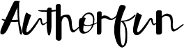preview image of the Authorfun font