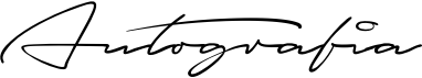 preview image of the Autografia font