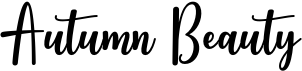 preview image of the Autumn Beauty font