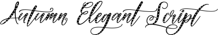 preview image of the Autumn Elegant Script font