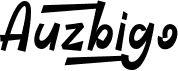 preview image of the Auzbigo font