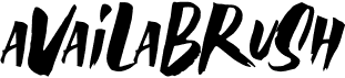 preview image of the AvailaBrush font