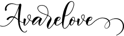 preview image of the Avarelove font