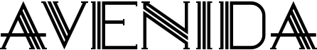 preview image of the Avenida font