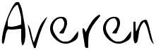 preview image of the Averen font