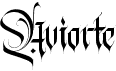 preview image of the Aviorte font