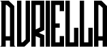 preview image of the Avriella font