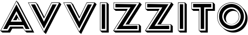 preview image of the Avvizzito font