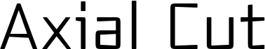 preview image of the Axial Cut font