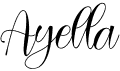 preview image of the Ayella font