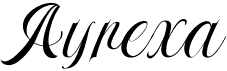 preview image of the Ayrexa font