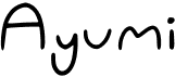 preview image of the Ayumi font