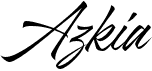 preview image of the Azkia font