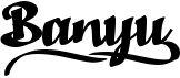 preview image of the b Banyu font