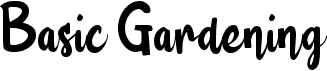 preview image of the b Basic Gardening font