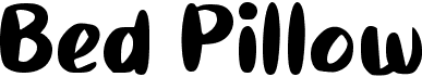 preview image of the b Bed Pillow font