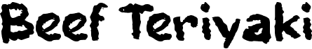preview image of the b Beef Teriyaki font