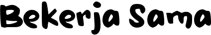 preview image of the b Bekerja Sama font