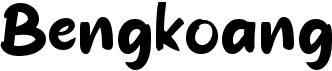 preview image of the b Bengkoang font