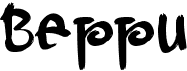 preview image of the B Beppu font