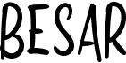 preview image of the B Besar font