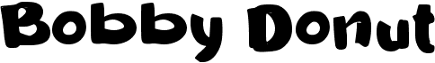 preview image of the b Bobby Donut font