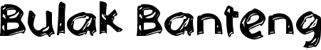 preview image of the b Bulak Banteng font