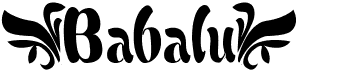 preview image of the Babalu font