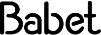 preview image of the Babet font