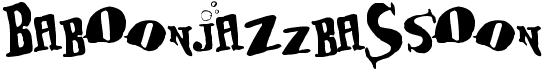 preview image of the BabOonjaZzbaSsOon font