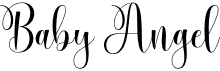 preview image of the Baby Angel font