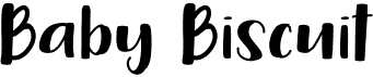 preview image of the Baby Biscuit font