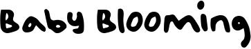 preview image of the Baby Blooming font