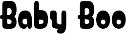 preview image of the Baby Boo font