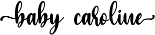 preview image of the Baby Caroline Script font