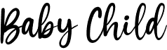 preview image of the Baby Child font