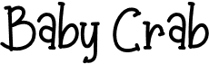 preview image of the Baby Crab font