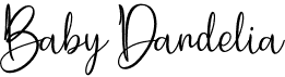 preview image of the Baby Dandelia font