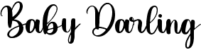 preview image of the Baby Darling font
