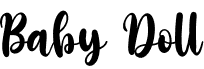 preview image of the Baby Doll font