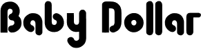 preview image of the Baby Dollar font