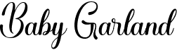 preview image of the Baby Garland font
