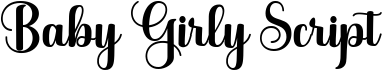 preview image of the Baby Girly Script font