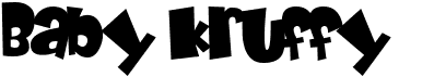 preview image of the Baby Kruffy font