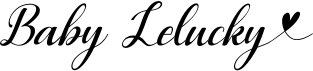 preview image of the Baby Lelucky font
