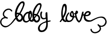 preview image of the Baby Love font