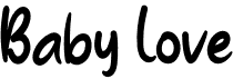 preview image of the Baby Love font