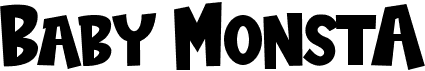 preview image of the Baby Monsta font