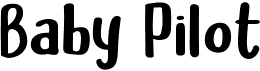 preview image of the Baby Pilot font