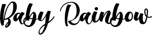 preview image of the Baby Rainbow font